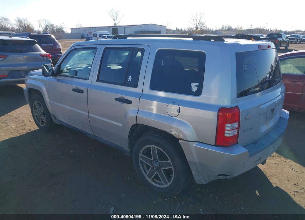 2008 JEEP PATRIOT SPORT VIN: 1J8FF28W38D742676