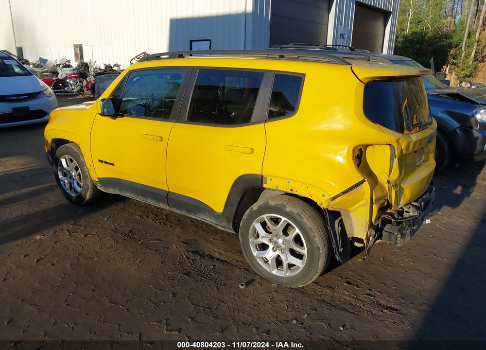 2016 JEEP RENEGADE LATITUDE VIN: ZACCJABT5GPD58948
