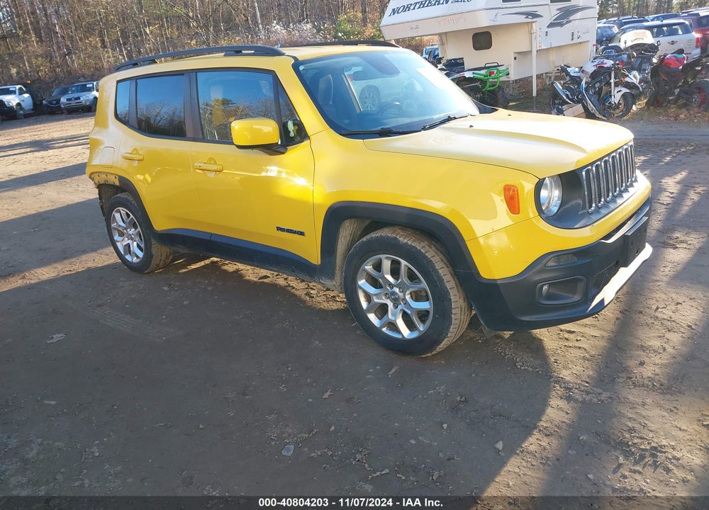 2016 JEEP RENEGADE LATITUDE VIN: ZACCJABT5GPD58948