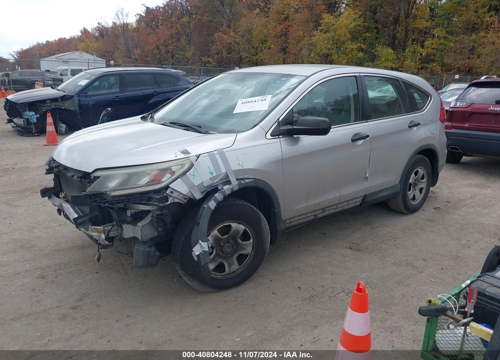 2016 HONDA CR-V LX VIN: 2HKRM4H38GH618553