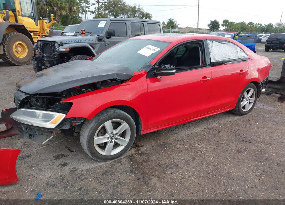 2012 VOLKSWAGEN JETTA 2.0L TDI VIN: 3VWLL7AJ1CM393199