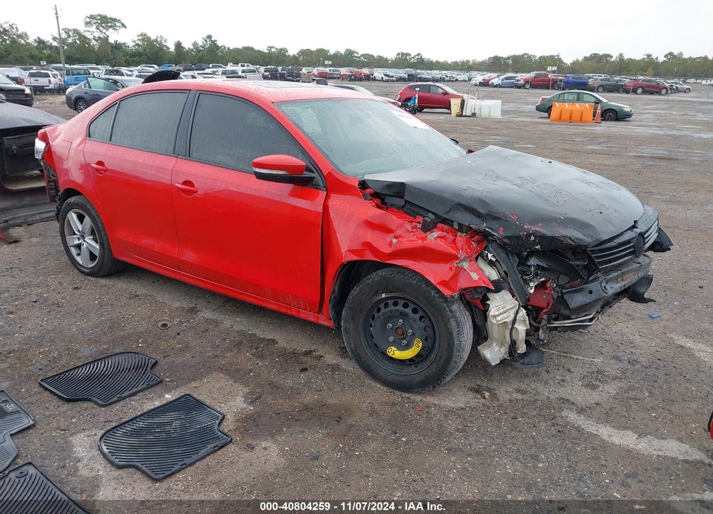 2012 VOLKSWAGEN JETTA 2.0L TDI VIN: 3VWLL7AJ1CM393199
