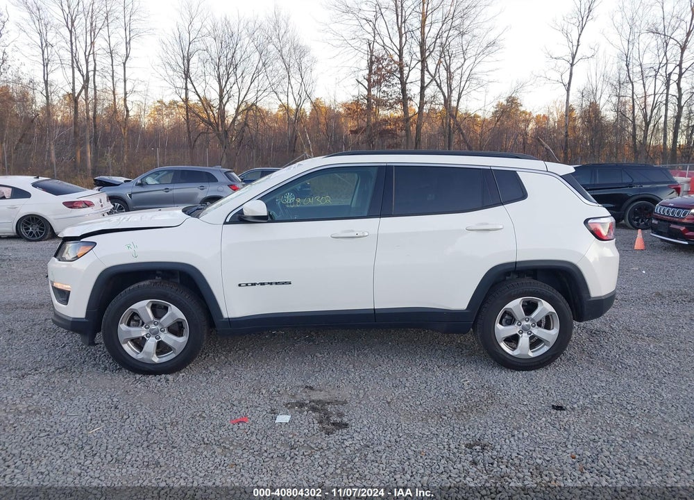 2018 JEEP COMPASS LATITUDE 4X4 VIN: 3C4NJDBB7JT332109