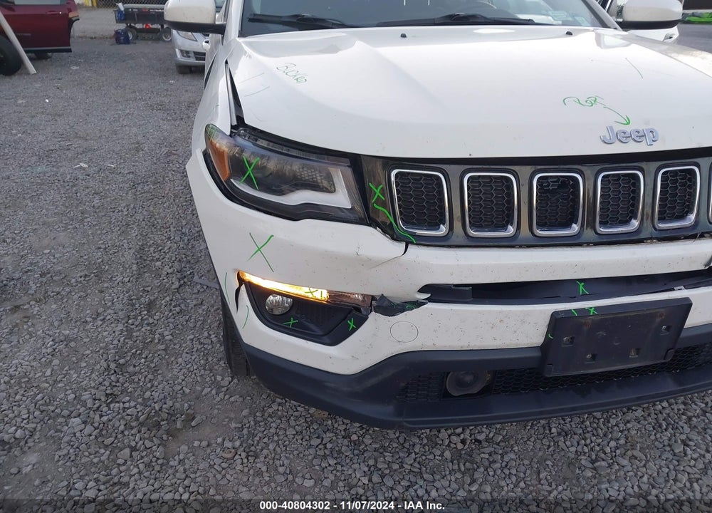 2018 JEEP COMPASS LATITUDE 4X4 VIN: 3C4NJDBB7JT332109