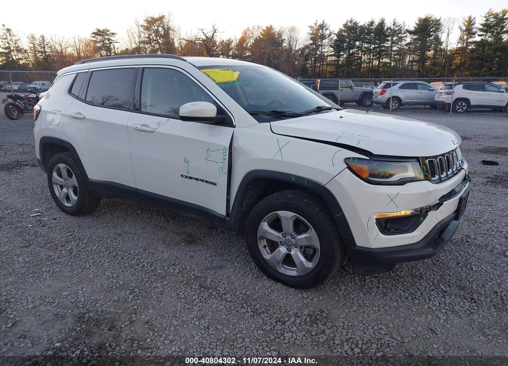 2018 JEEP COMPASS LATITUDE 4X4 VIN: 3C4NJDBB7JT332109