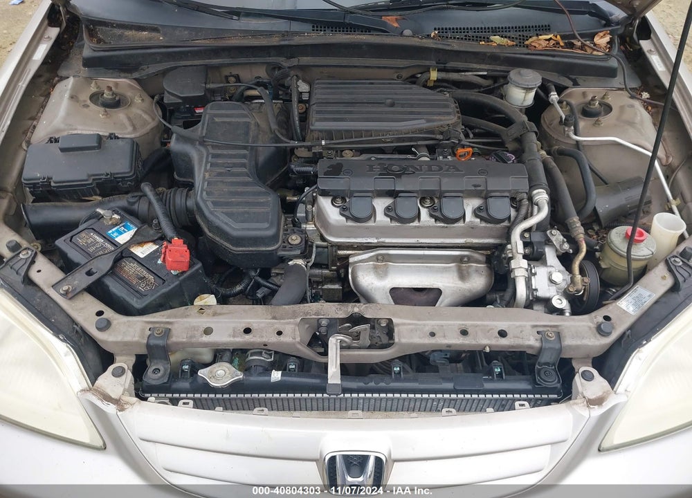 2001 HONDA CIVIC LX VIN: 2HGES16531H576785