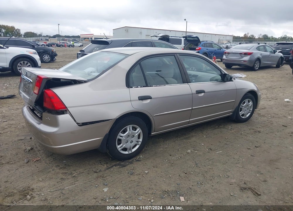 2001 HONDA CIVIC LX VIN: 2HGES16531H576785