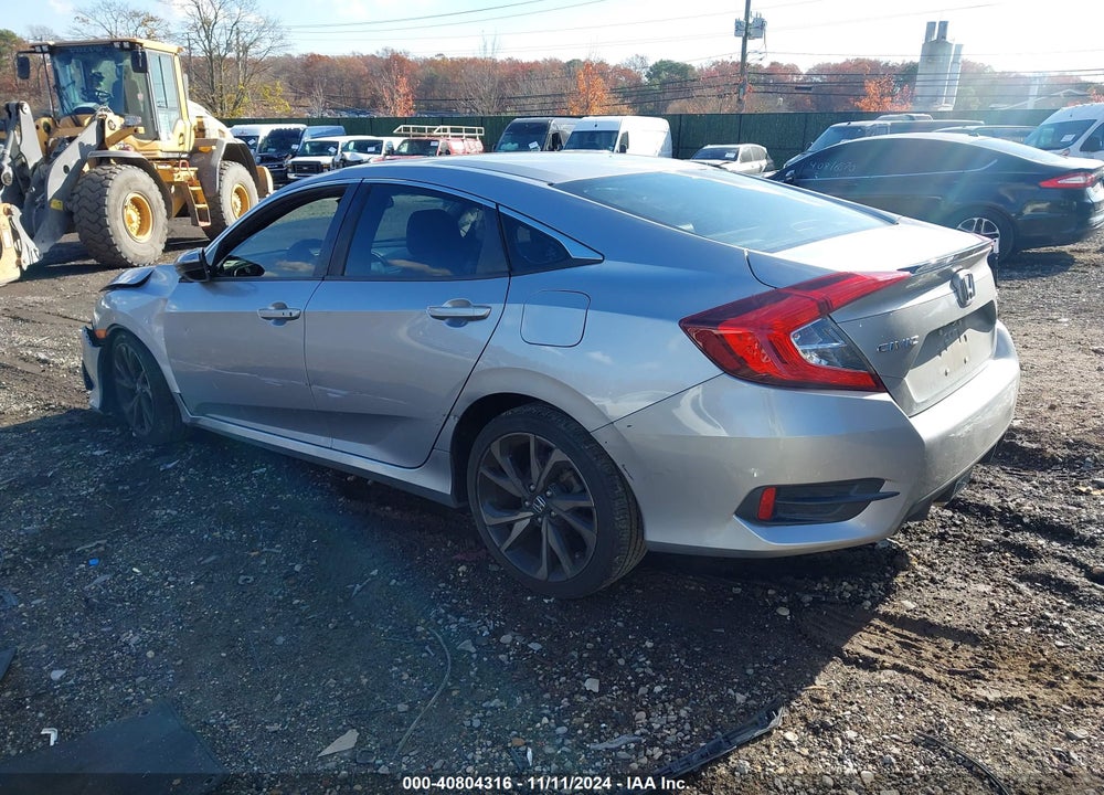 2019 HONDA CIVIC SPORT VIN: 2HGFC2F89KH551537