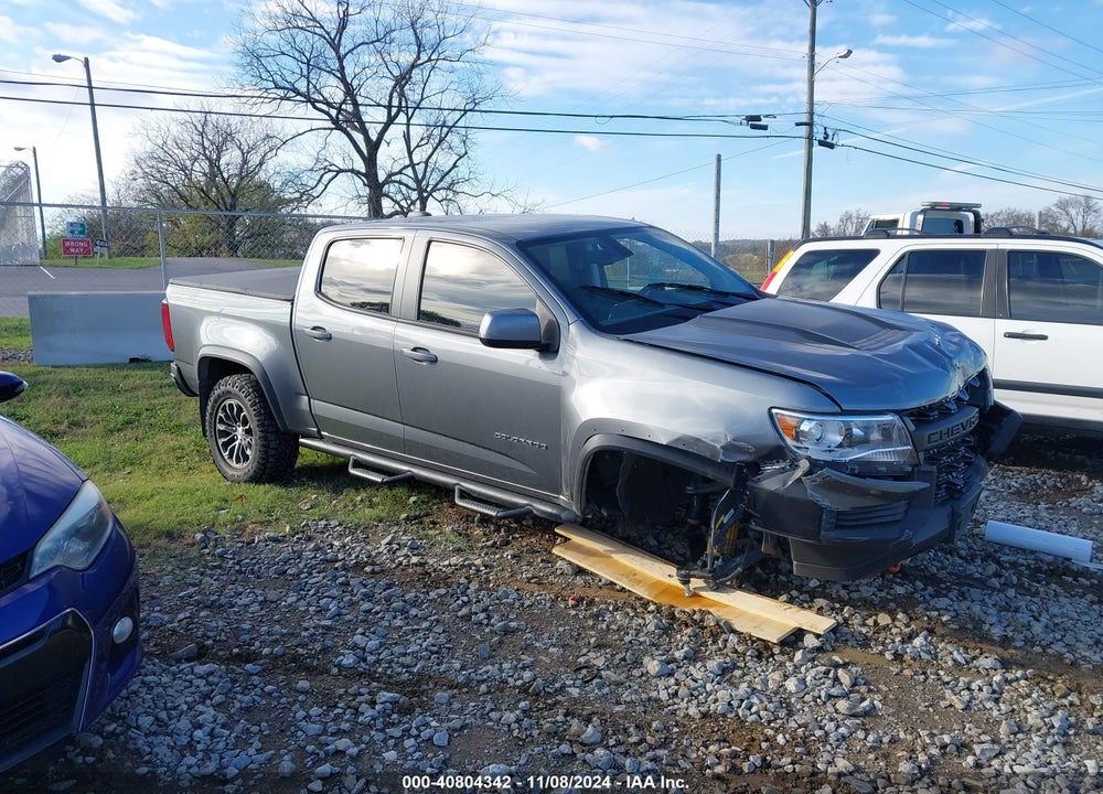 2021 CHEVROLET COLORADO 4WD SHORT BOX ZR2 VIN: 1GCGTEEN4M1156386