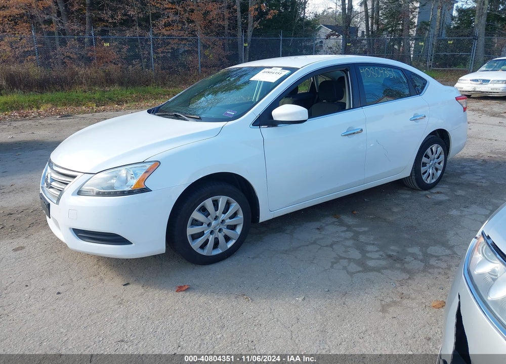 2015 NISSAN SENTRA S VIN: 3N1AB7AP3FY262342