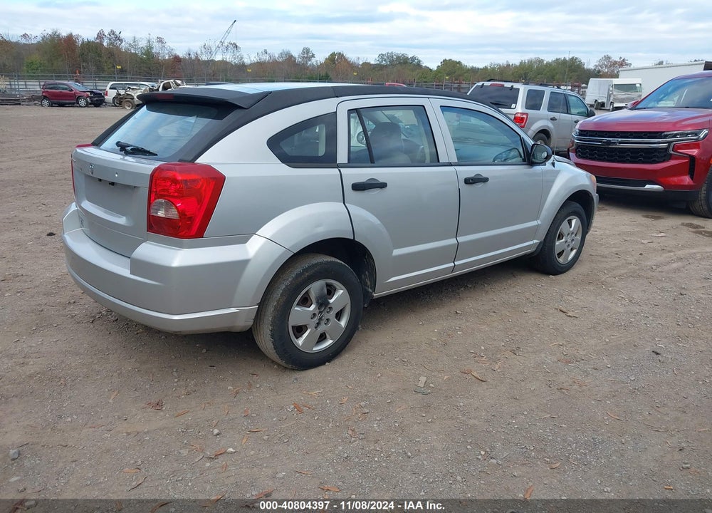 2007 DODGE CALIBER VIN: 1B3HB28B87D195087
