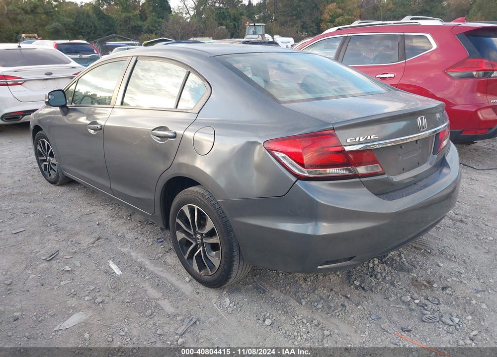 2013 HONDA CIVIC EX VIN: 2HGFB2F87DH555513