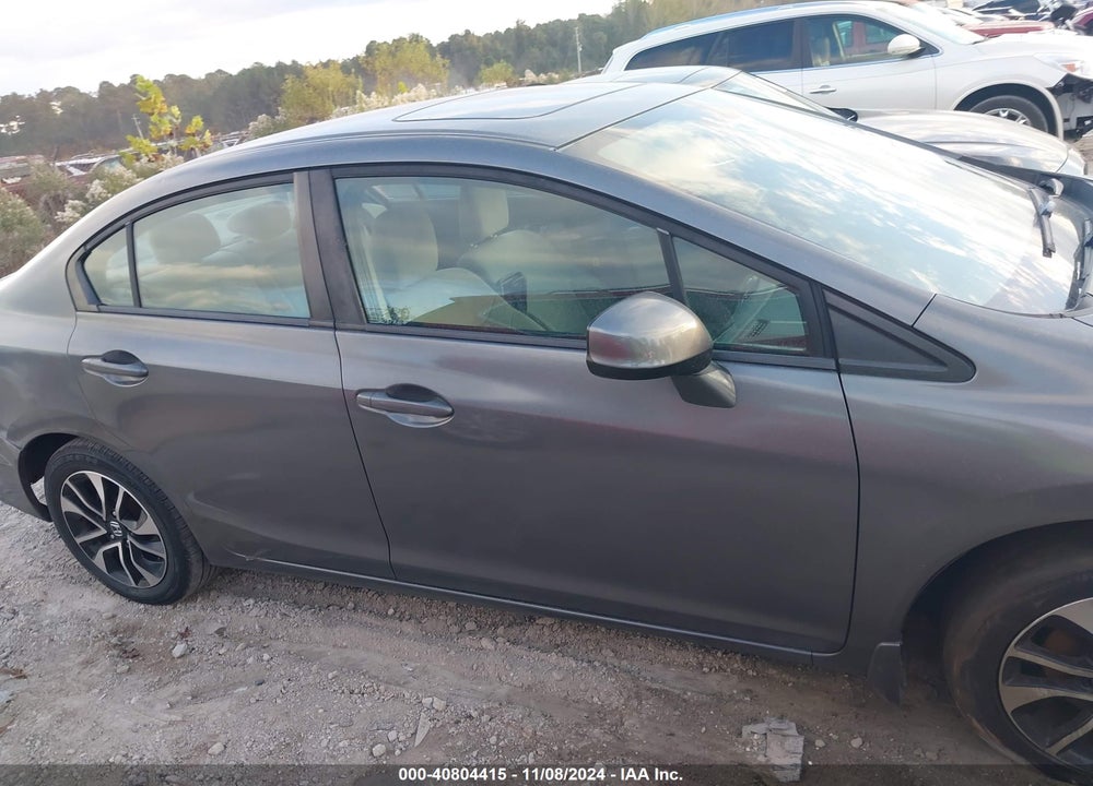 2013 HONDA CIVIC EX VIN: 2HGFB2F87DH555513
