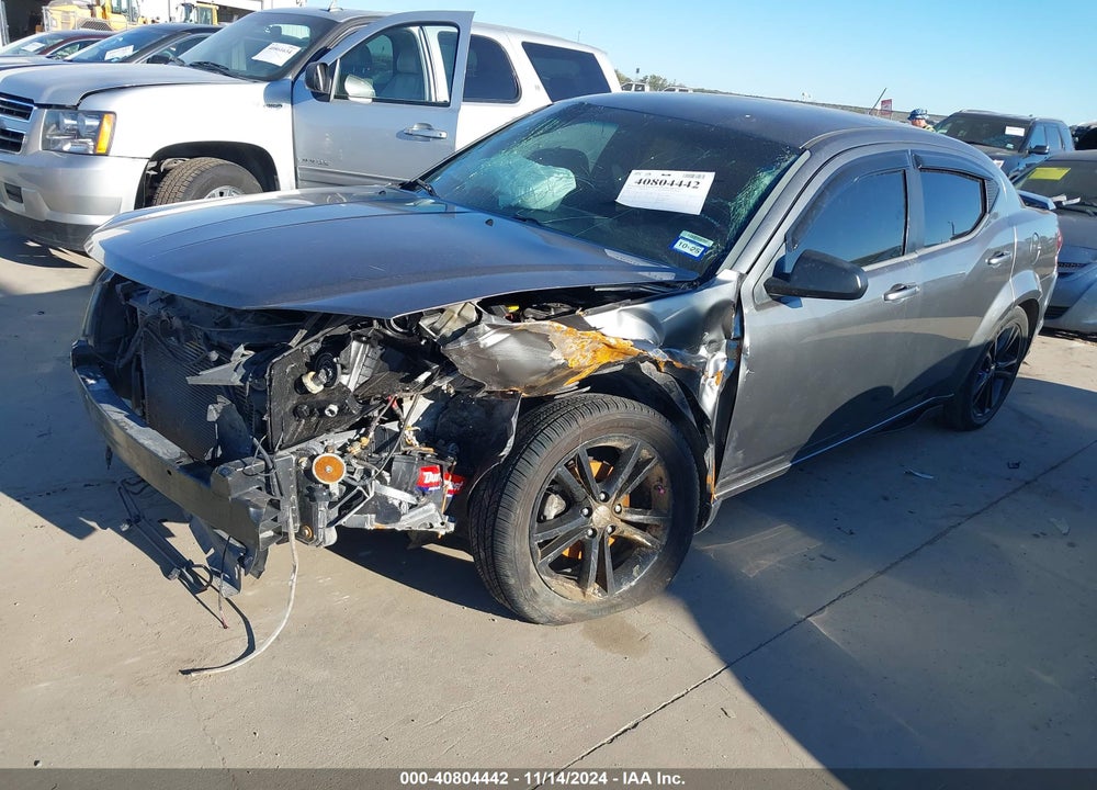 2013 DODGE AVENGER SE V6 VIN: 1C3CDZAG2DN552498