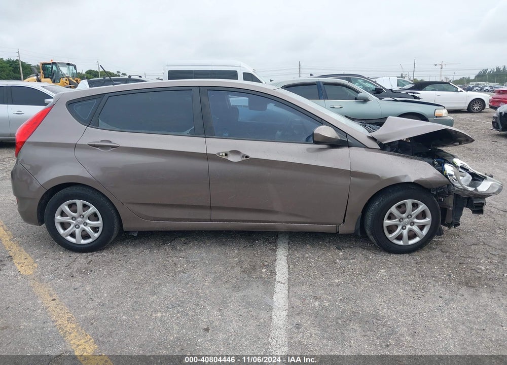 2013 HYUNDAI ACCENT GS VIN: KMHCT5AEXDU089369