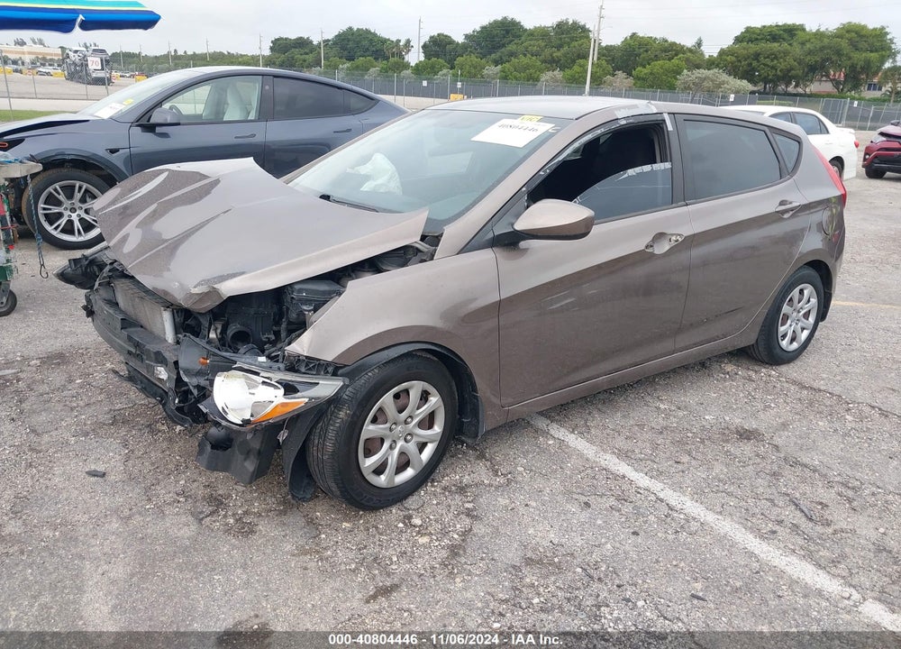 2013 HYUNDAI ACCENT GS VIN: KMHCT5AEXDU089369