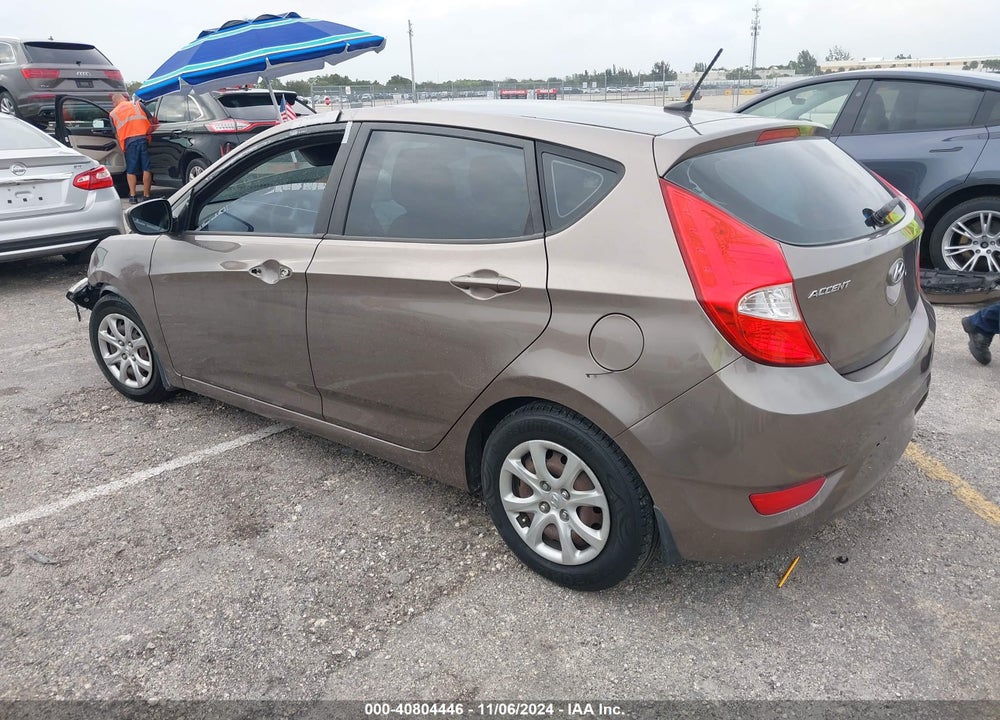 2013 HYUNDAI ACCENT GS VIN: KMHCT5AEXDU089369