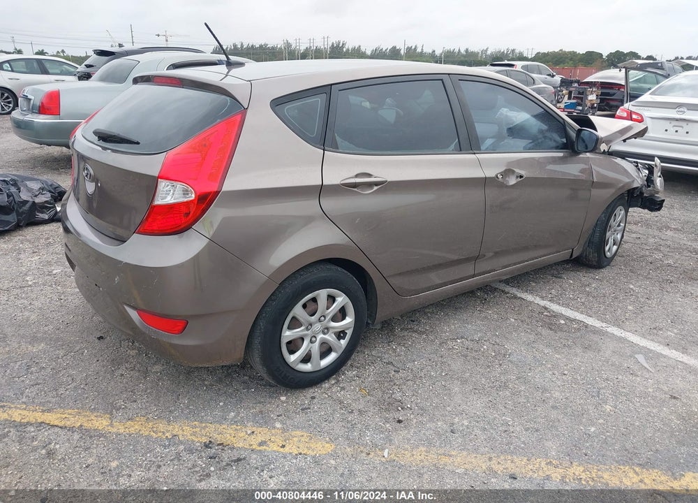 2013 HYUNDAI ACCENT GS VIN: KMHCT5AEXDU089369