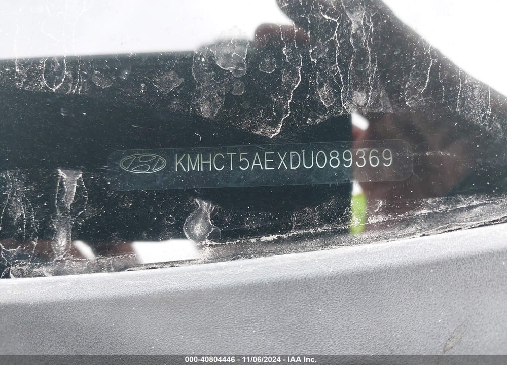 2013 HYUNDAI ACCENT GS VIN: KMHCT5AEXDU089369