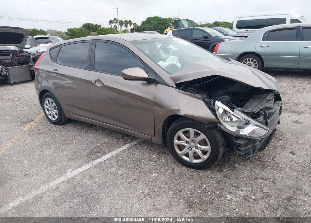 2013 HYUNDAI ACCENT GS VIN: KMHCT5AEXDU089369