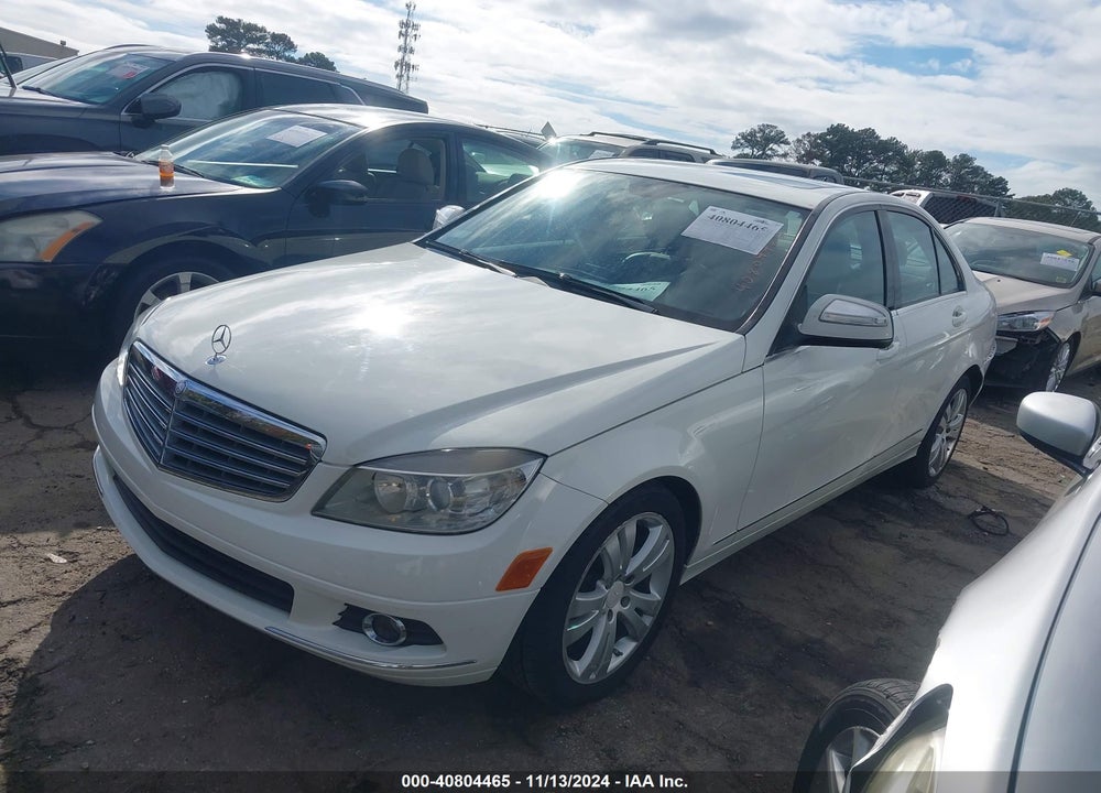 2008 MERCEDES-BENZ C 300 LUXURY/SPORT VIN: WDDGF54X48R039947