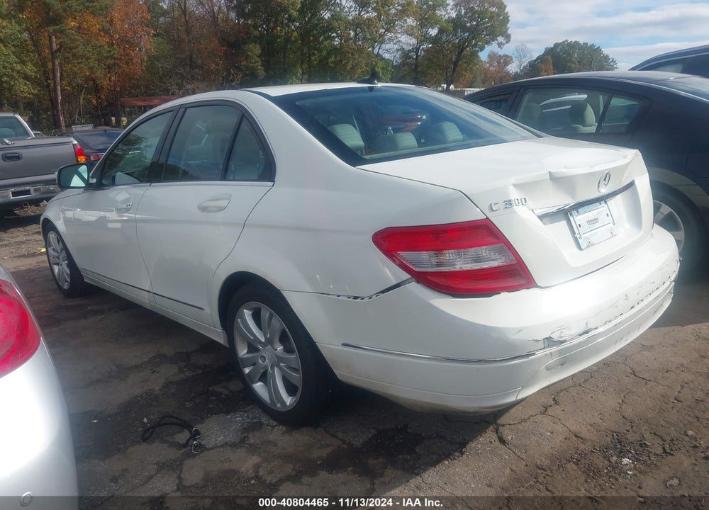 2008 MERCEDES-BENZ C 300 LUXURY/SPORT VIN: WDDGF54X48R039947