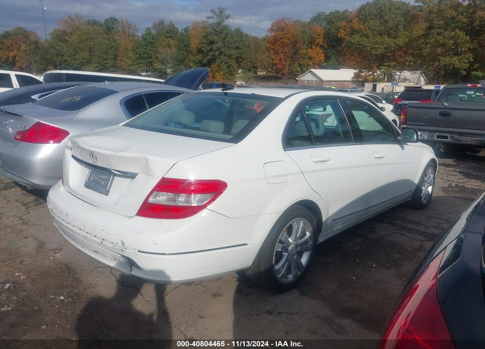 2008 MERCEDES-BENZ C 300 LUXURY/SPORT VIN: WDDGF54X48R039947