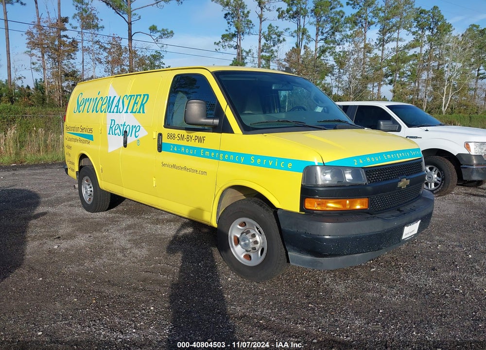 2019 CHEVROLET EXPRESS 2500 WORK VAN VIN: 1GCWGAFP3K1158216