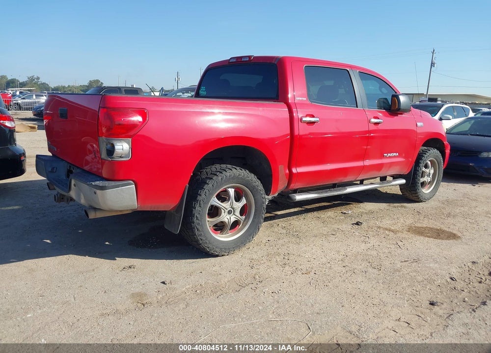 2007 TOYOTA TUNDRA LIMITED 5.7L V8 VIN: 5TBEV58167S456022