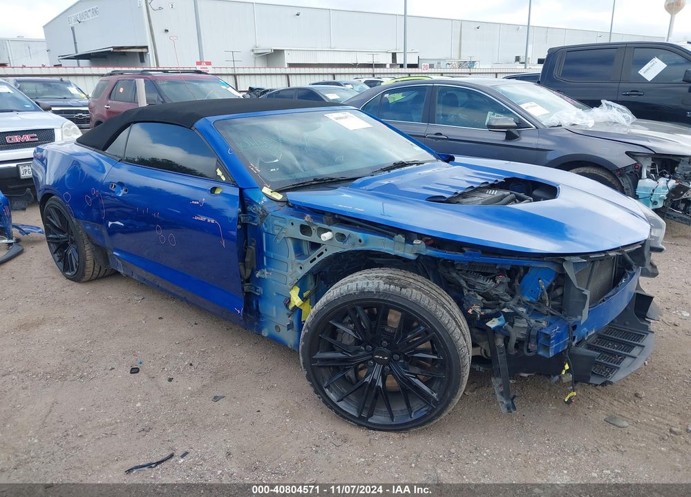 2018 CHEVROLET CAMARO ZL1 VIN: 1G1FK3D65J0108919