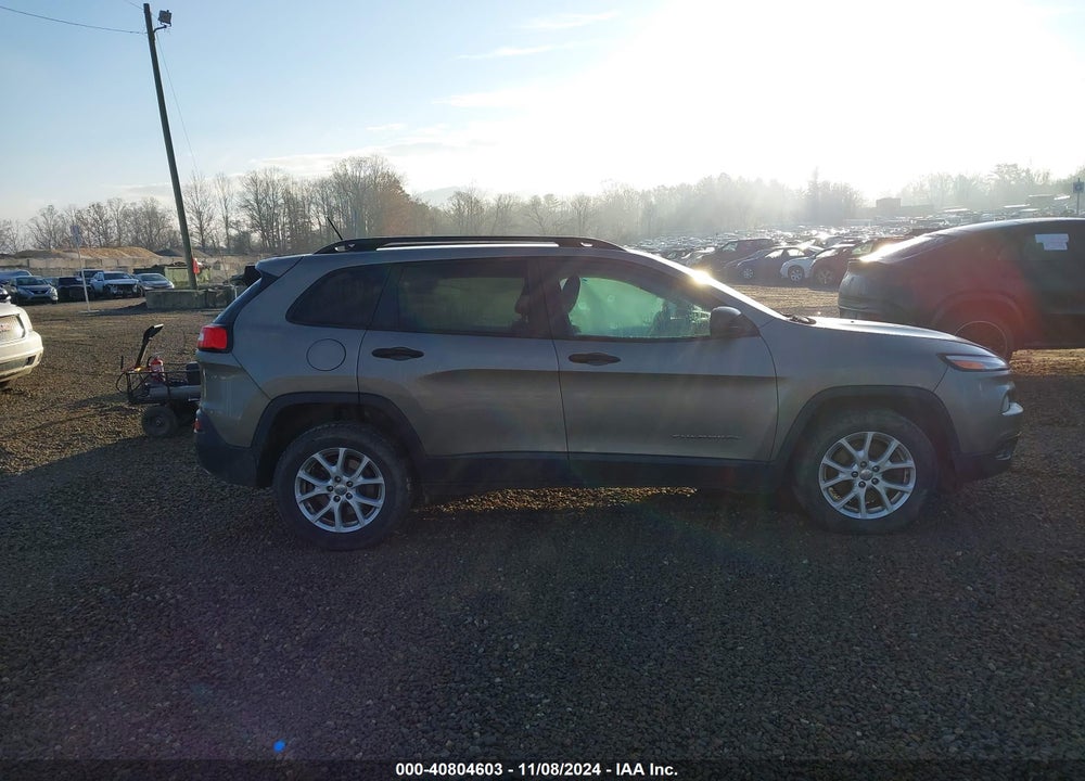2016 CHEROKEE JEEP  SPORT VIN: 1C4PJMASXGW285896