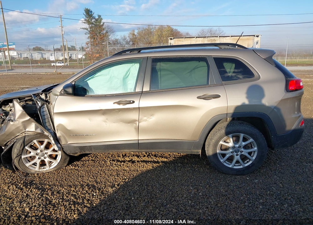 2016 CHEROKEE JEEP  SPORT VIN: 1C4PJMASXGW285896