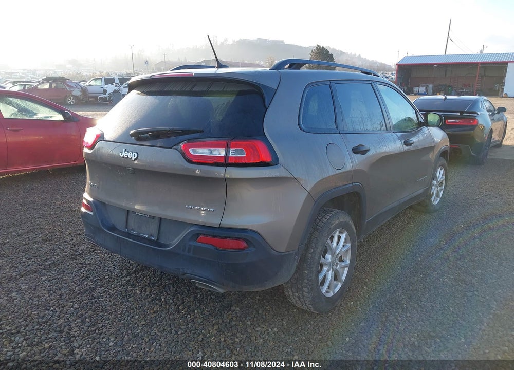2016 CHEROKEE JEEP  SPORT VIN: 1C4PJMASXGW285896