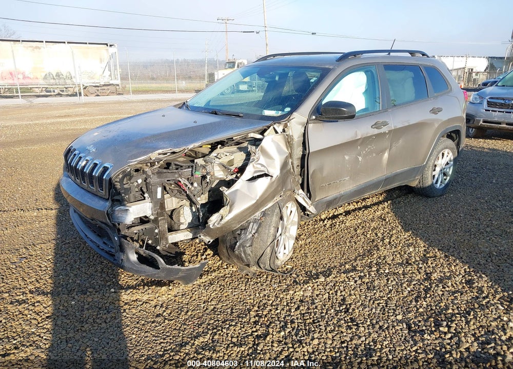 2016 CHEROKEE JEEP  SPORT VIN: 1C4PJMASXGW285896