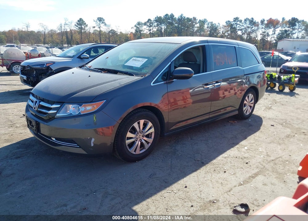 2016 HONDA ODYSSEY SE VIN: 5FNRL5H3XGB108132