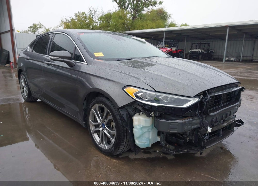 2019 FORD FUSION SEL VIN: 3FA6P0CD0KR269838