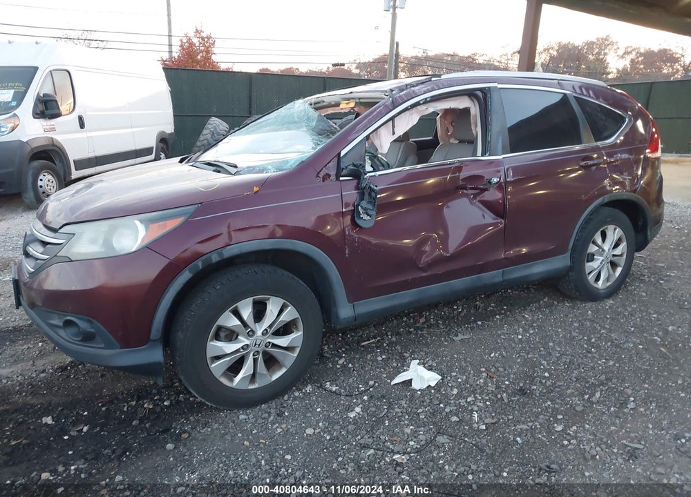 2014 HONDA CR-V EX-L VIN: 5J6RM4H74EL055720