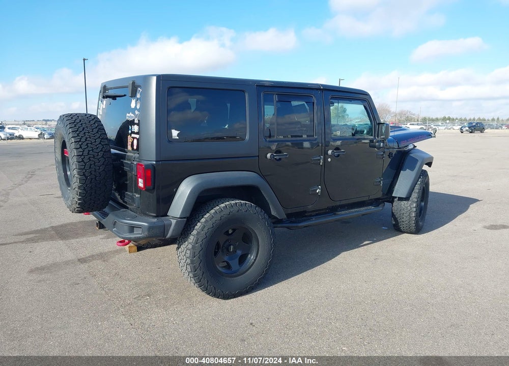 2016 JEEP WRANGLER UNLIMITED RUBICON HARD ROCK VIN: 1C4BJWFG1GL284423