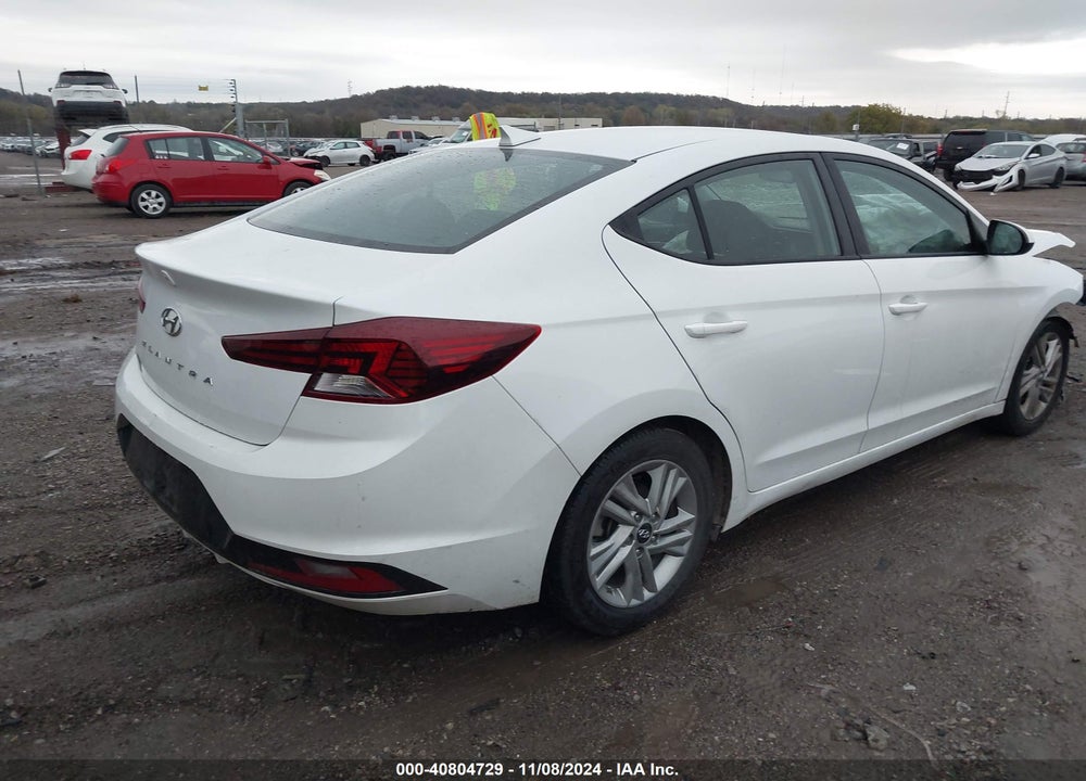 2020 HYUNDAI ELANTRA SEL VIN: 5NPD84LF3LH540709