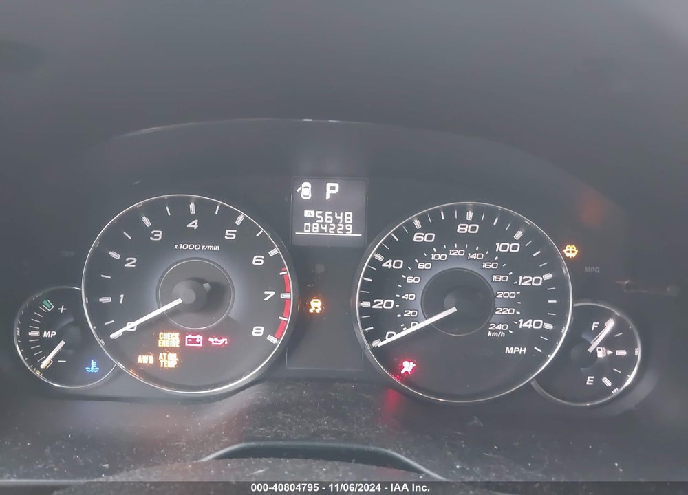 2012 SUBARU OUTBACK 2.5I VIN: 4S4BRBAC8C3207009
