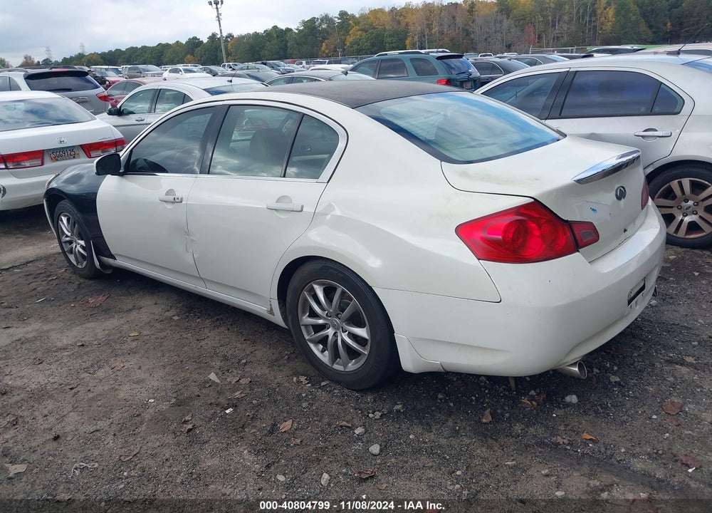 2007 INFINITI G35 VIN: JNKBV61E47M730051