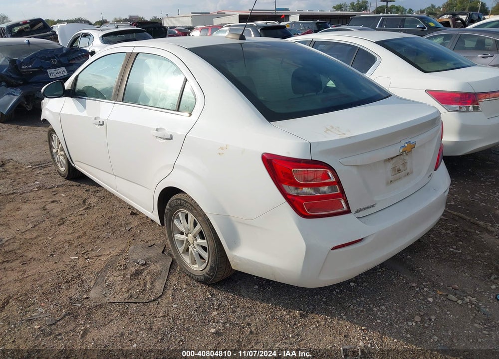 2018 CHEVROLET SONIC LT AUTO VIN: 1G1JD5SHXJ4115653