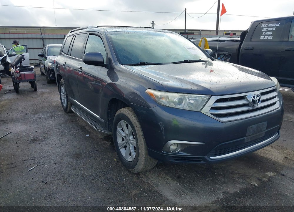 2013 TOYOTA HIGHLANDER PLUS/SE VIN: 5TDZK3EH8DS117801