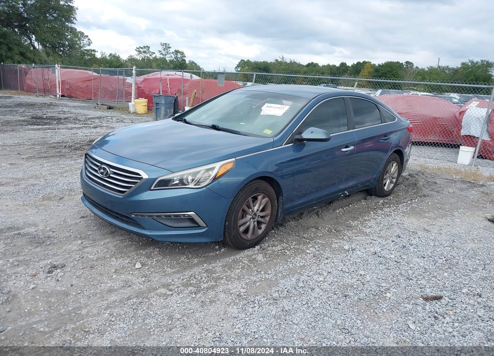 2015 HYUNDAI SONATA SE VIN: 5NPE24AF2FH245663