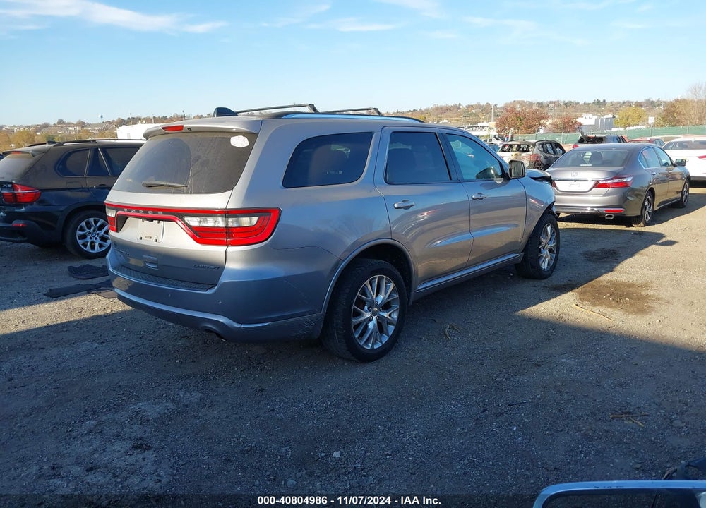 2016 DODGE DURANGO LIMITED VIN: 1C4RDJDG6GC486296