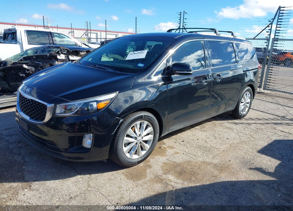 2016 KIA SEDONA EX VIN: KNDMC5C16G6146971
