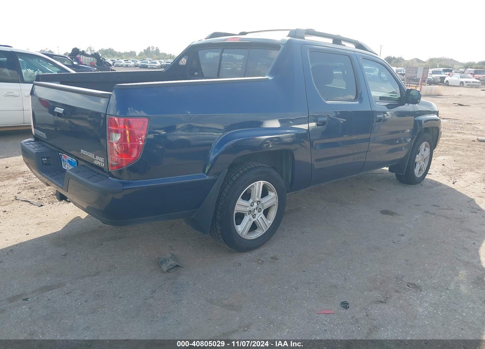 2010 HONDA RIDGELINE RTL VIN: 5FPYK1F5XAB007067