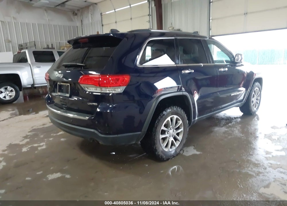 2016 JEEP GRAND CHEROKEE LIMITED VIN: 1C4RJFBG6GC365700