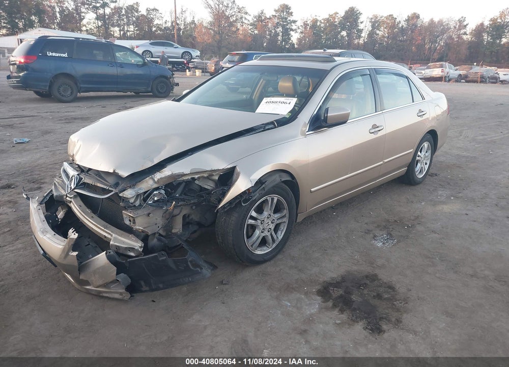2007 HONDA ACCORD 2.4 EX VIN: 1HGCM568X7A155057