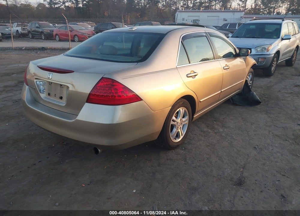2007 HONDA ACCORD 2.4 EX VIN: 1HGCM568X7A155057